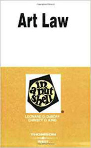 Cover of Art Law in a Nutshell, 4th Edition